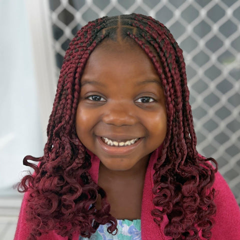 16 Inch Pre - Stretched Braiding Hair 1B – Natural Black by Aunty Cherish | Pre - stretched Braiding Hair Extensions Australia