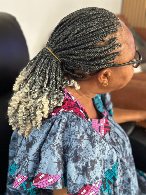 22 Inch Pre - Stretched Braiding Hair 613 – Platinum Blonde by Aunty Cherish | Pre - stretched Braiding Hair Extensions Australia