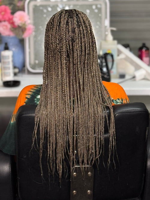 22 Inch Pre - Stretched Braiding Hair 613 – Platinum Blonde by Aunty Cherish | Pre - stretched Braiding Hair Extensions Australia