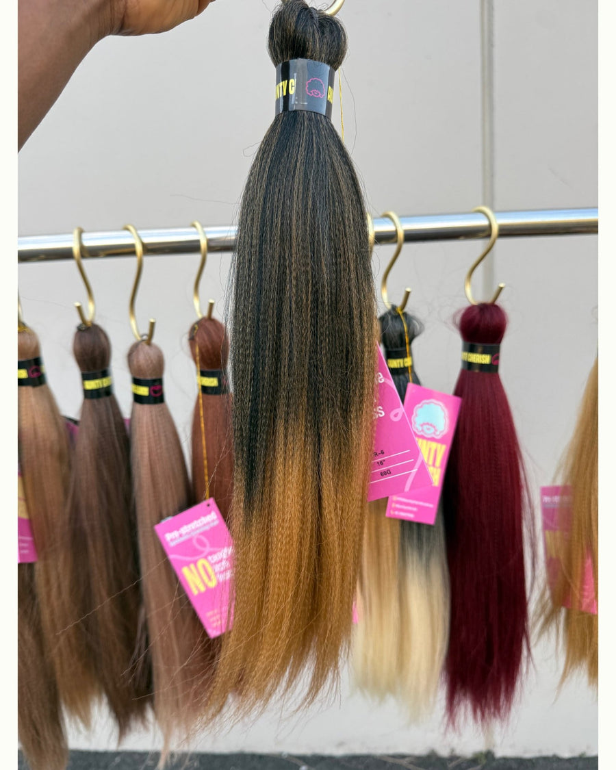 1B/27 – Ombré - 32 Inch Pre-Stretched Braiding Hair (16" Braided)