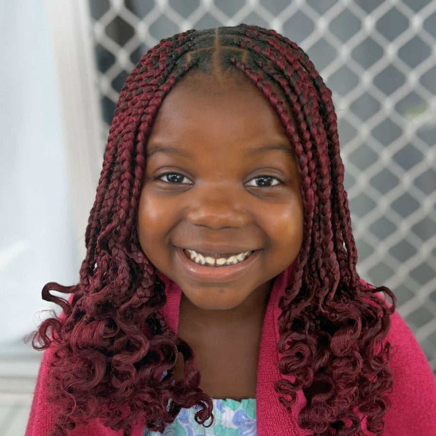 16 Inch Pre - Stretched Braiding Hair 1B – Natural Black by Aunty Cherish | Pre - stretched Braiding Hair Extensions Australia