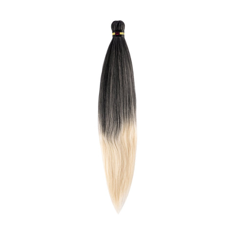52 Inch Pre-Stretched Braiding Hair (26" Braided) 1B/613 – Ombré by Aunty Cherish | Pre-stretched Braiding Hair Extensions Australia