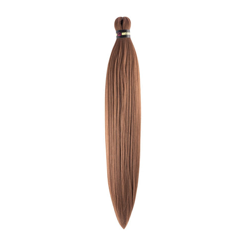 52 Inch Pre-Stretched Braiding Hair (26" Braided) 8 – Medium Brown by Aunty Cherish | Pre-stretched Braiding Hair Extensions Australia