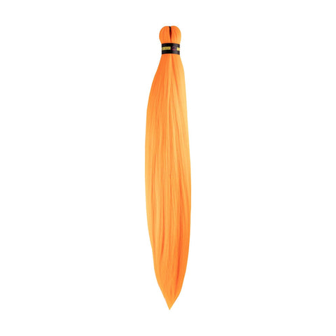 52 Inch Pre-Stretched Braiding Hair (26" Braided) Bright Orange by Aunty Cherish | Pre-stretched Braiding Hair Extensions Australia