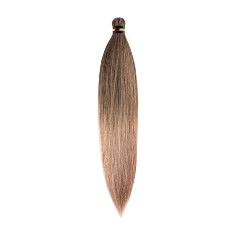 52 Inch Pre-Stretched Braiding Hair (26" Braided) CHISOM [1B/30/27/613] Ombré by Aunty Cherish | Pre-stretched Braiding Hair Extensions Australia
