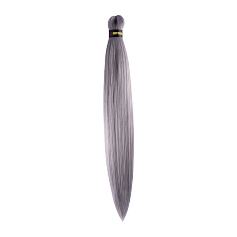 52 Inch Pre-Stretched Braiding Hair (26" Braided) II GREY by Aunty Cherish | Pre-stretched Braiding Hair Extensions Australia