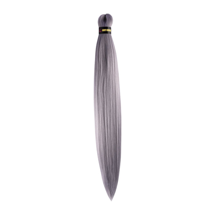 Silver Grey pre-stretched braiding hair