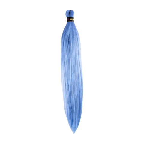 52 Inch Pre-Stretched Braiding Hair (26" Braided) Light Blue by Aunty Cherish | Pre-stretched Braiding Hair Extensions Australia