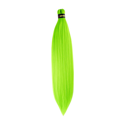 52 Inch Pre-Stretched Braiding Hair (26" Braided) Lime Green by Aunty Cherish | Pre-stretched Braiding Hair Extensions Australia