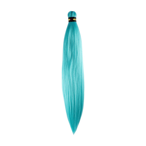 52 Inch Pre-Stretched Braiding Hair (26" Braided) Turquoise by Aunty Cherish | Pre-stretched Braiding Hair Extensions Australia