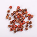 Wooden Hair Beads Damask by Aunty Cherish | Pre - stretched Braiding Hair Extensions Australia