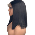 Natural Black Bob wig by Aunty Cherish | Pre - stretched Braiding Hair Extensions Australia
