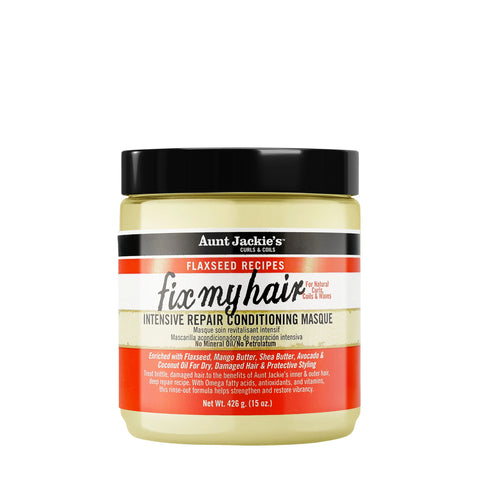 Fix My Hair Intensive Repair Conditioning Masque 426g ( 15Oz) by Aunty Cherish | Pre - stretched Braiding Hair Extensions Australia