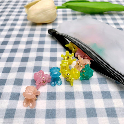 Mixed Shapes Hair clip ornaments Acrylic by Aunty Cherish | Pre - stretched Braiding Hair Extensions Australia