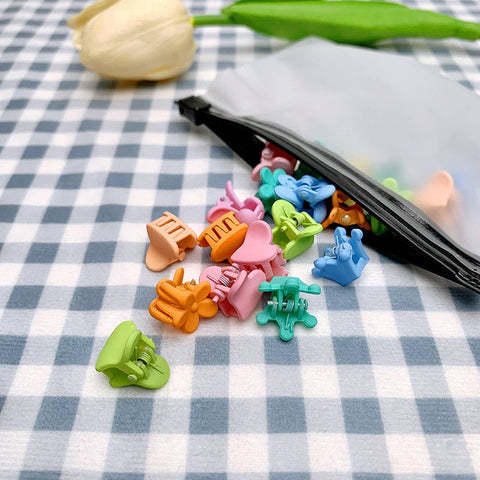 Mixed Shapes Hair clip ornaments Matte by Aunty Cherish | Pre - stretched Braiding Hair Extensions Australia