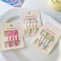 Colourful Gloss Barrettes pair Rainbow Fade by Aunty Cherish | Pre - stretched Braiding Hair Extensions Australia