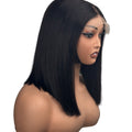 Natural Black Bob wig by Aunty Cherish | Pre - stretched Braiding Hair Extensions Australia