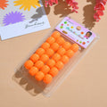 Ceramic Hair Beads Orange by Aunty Cherish | Pre - stretched Braiding Hair Extensions Australia