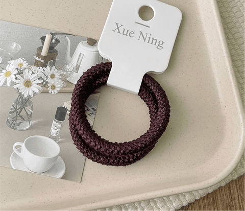 Woven Hair - tie pair Brown by Aunty Cherish | Pre - stretched Braiding Hair Extensions Australia