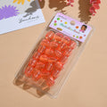 Ceramic Hair Beads Crystal Orange by Aunty Cherish | Pre - stretched Braiding Hair Extensions Australia