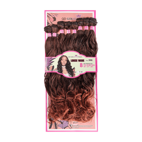 Loose Wave Bundles T1/350 by Aunty Cherish | Pre-stretched Braiding Hair Extensions Australia