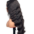 Natural Black high density Deep wave wig by Aunty Cherish | Pre - stretched Braiding Hair Extensions Australia