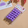 Ceramic Hair Beads Mauve by Aunty Cherish | Pre - stretched Braiding Hair Extensions Australia
