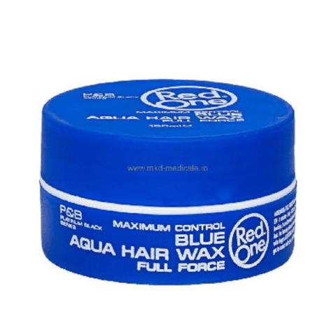 RedOne Blue Aqua Hair Wax Full Force 150ml by Aunty Cherish | Pre - stretched Braiding Hair Extensions Australia