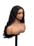 Natural Black high density Deep wave wig by Aunty Cherish | Pre - stretched Braiding Hair Extensions Australia