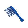 Detangling Wide - Tooth Comb Blue by Aunty Cherish | Pre - stretched Braiding Hair Extensions Australia