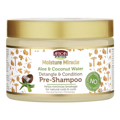 African Pride Moisture Miracle Aloe & Coconut Water Pre-Shampoo 340g