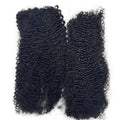 Afro Kinky Bulk Human Hair 1B - Natural Black 1 Pack 50g by Aunty Cherish | Pre - stretched Braiding Hair Extensions Australia