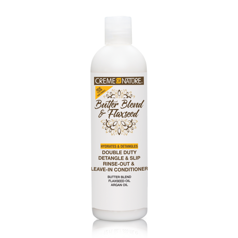 Creme of Nature Butter Blend & Flaxseed Rinse-Out & Leave-In Conditioner