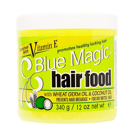 Blue Magic Hair Food - Wheat Germ Oil & Coconut Oil (12oz) by Aunty Cherish | Pre - stretched Braiding Hair Extensions Australia