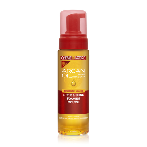 Creme of Nature Argan Oil Style & Shine Foaming Mousse