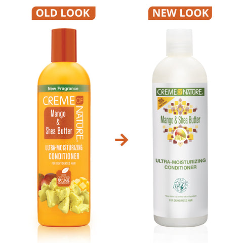 Creme of Nature Mango & Shea Butter Conditioner - old look and new look
