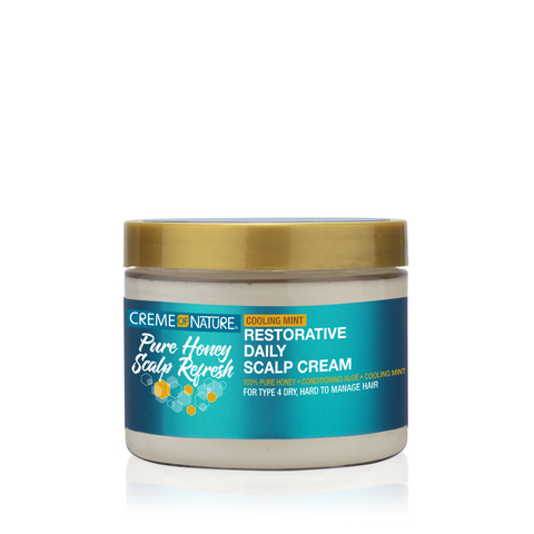 Creme of Nature Pure Honey Scalp Refresh Daily Scalp Cream