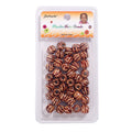 Wooden Hair Beads Zebra by Aunty Cherish | Pre - stretched Braiding Hair Extensions Australia