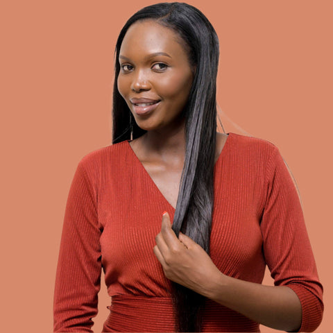 Adorable Organic + Closure 1B by Aunty Cherish | Pre - stretched Braiding Hair Extensions Australia