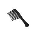 Detangling Wide - Tooth Comb Black by Aunty Cherish | Pre - stretched Braiding Hair Extensions Australia