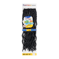 Freetress Bo - Loc 18 inches (24 strands/pack) 1B by Aunty Cherish | Pre - stretched Braiding Hair Extensions Australia