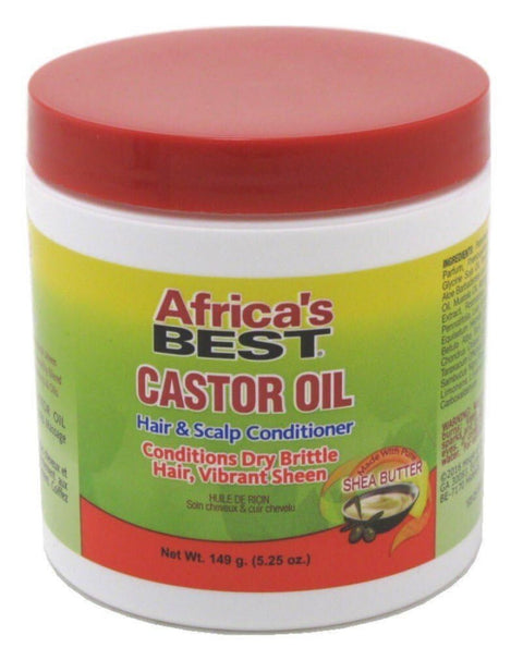 Africa's Best Castor Oil Hair & Scalp Conditioner 149g(5.25oz) by Aunty Cherish | Pre - stretched Braiding Hair Extensions Australia