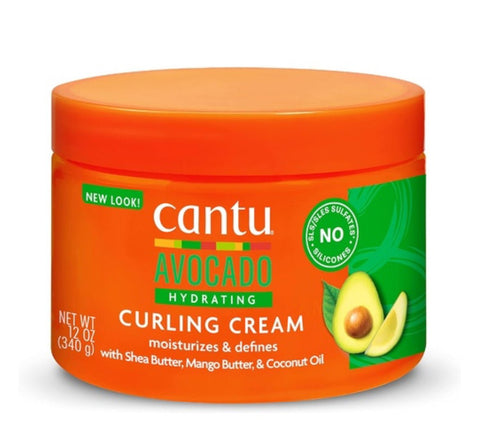 Cantu Avocado Hydrating Curling Cream 340g by Aunty Cherish | Pre - stretched Braiding Hair Extensions Australia