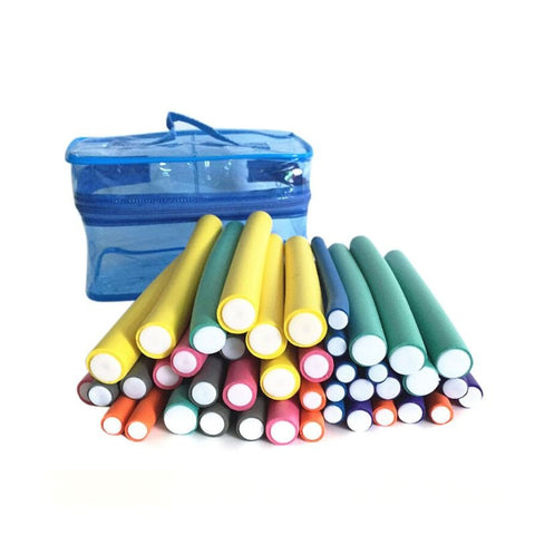 MAGIC CURLER Twist Flex Rods by Aunty Cherish | Pre - stretched Braiding Hair Extensions Australia