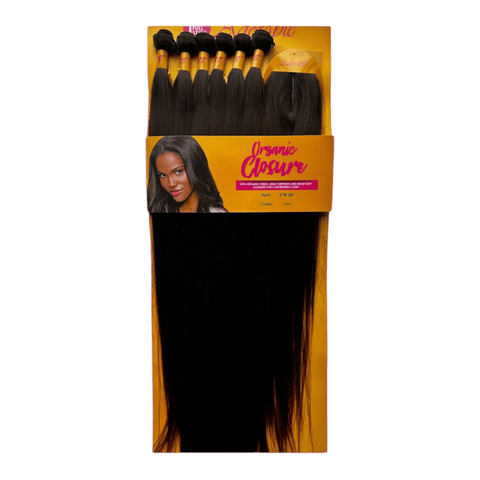 Adorable Organic + Closure 1/33 by Aunty Cherish | Pre - stretched Braiding Hair Extensions Australia
