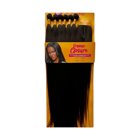 Adorable Organic + Closure 1/33 by Aunty Cherish | Pre - stretched Braiding Hair Extensions Australia