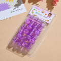 Ceramic Hair Beads Crystal Purple by Aunty Cherish | Pre - stretched Braiding Hair Extensions Australia