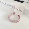 Woven Colourful Hair - tie pair Red/Blue by Aunty Cherish | Pre - stretched Braiding Hair Extensions Australia