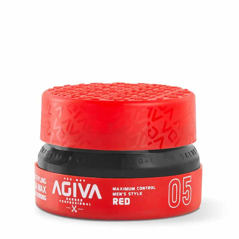 Agiva Aqua Wax Mega Strong Red 05 155 mL by Aunty Cherish | Pre - stretched Braiding Hair Extensions Australia