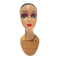 Silicone Head Mannequin Medium by Aunty Cherish | Pre - stretched Braiding Hair Extensions Australia